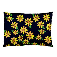 Daisy Flower Pattern For Summer Pillow Case (two Sides) by BubbSnugg