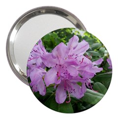 Purple Rhododendron Flower 3  Handbag Mirrors by picsaspassion