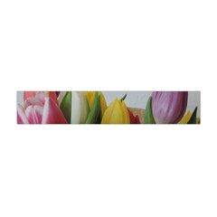 Colorful Bouquet Tulips Flano Scarf (mini)