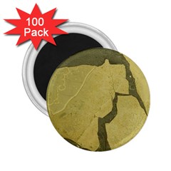 Stylish Gold Stone 2 25  Magnets (100 Pack)  by yoursparklingshop
