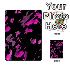 Painter Was Here - Magenta Multi-purpose Cards (rectangle)  by Valentinaart