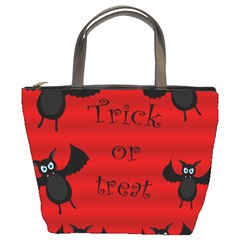Halloween Bats  Bucket Bags by Valentinaart