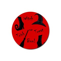 Witch Supplies  Rubber Round Coaster (4 Pack)  by Valentinaart