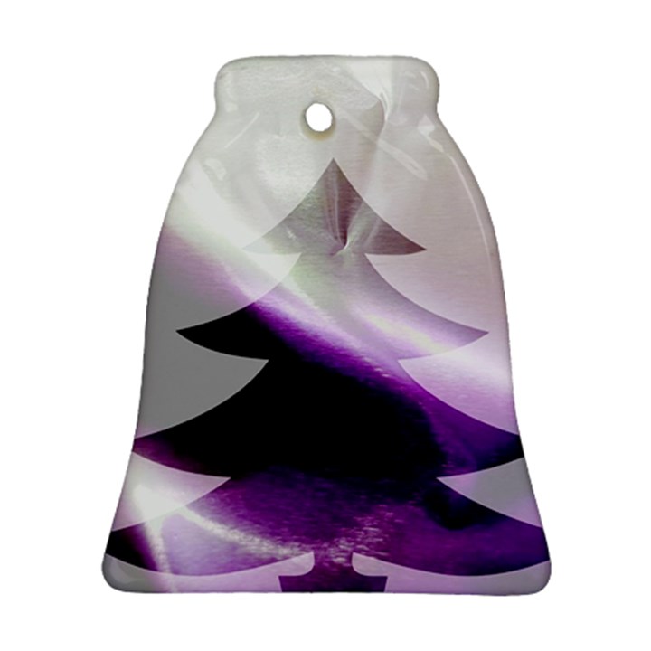 Purple Christmas Tree Ornament (Bell) 