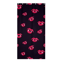 Pattern Of Vampire Mouths And Fangs Shower Curtain 36  X 72  (stall) 