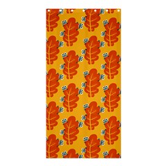 Bugs Eat Autumn Leaf Pattern Shower Curtain 36  X 72  (stall)  by CreaturesStore