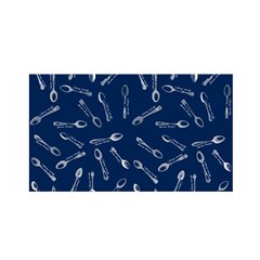 Spoonie Strong Print In Marine Blue Satin Wrap by AwareWithFlair