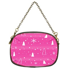 Magenta Xmas Chain Purses (two Sides)  by Valentinaart