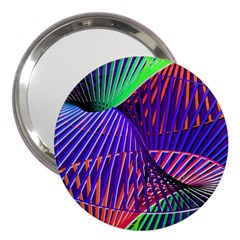 Colorful Rainbow Helix 3  Handbag Mirrors by designworld65