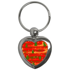 Xmas Magic Key Chains (heart)  by Valentinaart