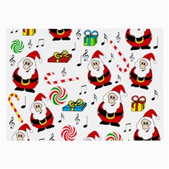 Xmas Song Large Glasses Cloth by Valentinaart