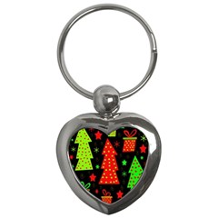 Merry Xmas Key Chains (heart)  by Valentinaart