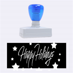 Happy Holidays 3 Rubber Stamps (large) by Valentinaart
