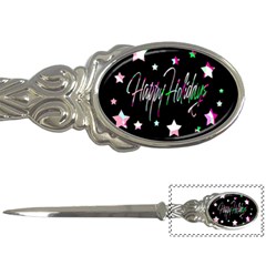 Happy Holidays 5 Letter Openers by Valentinaart