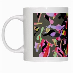 Playful Pother White Mugs by Valentinaart
