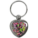 Playful pother Key Chains (Heart)  Front