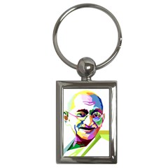 Ghandi Key Chains (rectangle)  by bhazkaragriz