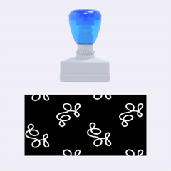 Elegance - Blue Rubber Stamps (medium)  by Valentinaart