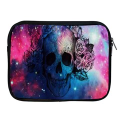 Colorful Space Skull Pattern Apple Ipad 2/3/4 Zipper Cases by Brittlevirginclothing