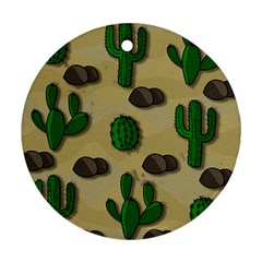 Cactuses Ornament (round)  by Valentinaart