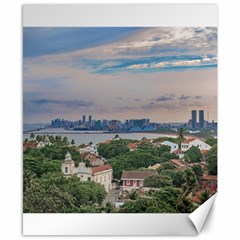 Aerial View Of Olinda And Recife, Pernambuco Brazil Canvas 8  X 10  by dflcprints