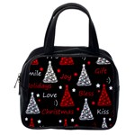 New Year pattern - red Classic Handbags (One Side)