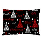 New Year pattern - red Pillow Case (Two Sides)