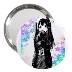 Shy Anime Girl 3  Handbag Mirrors by Brittlevirginclothing