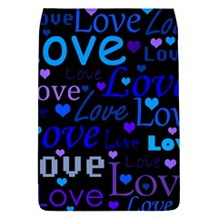 Blue Love Pattern Flap Covers (s)  by Valentinaart