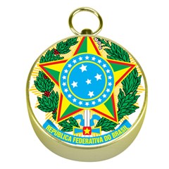 Coat Of Arms Of Brazil, 1971-1992 Gold Compasses by abbeyz71