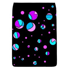 Blue And Purple Dots Flap Covers (s)  by Valentinaart