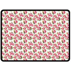 Gorgeous Pink Flower Pattern Double Sided Fleece Blanket (large)  by Brittlevirginclothing