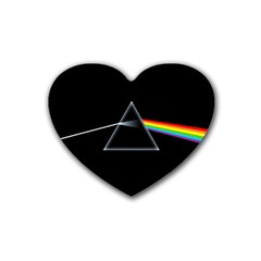 Pink Floyd  Heart Coaster (4 Pack)  by Brittlevirginclothing