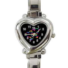 Love Is Love Heart Italian Charm Watch by Valentinaart