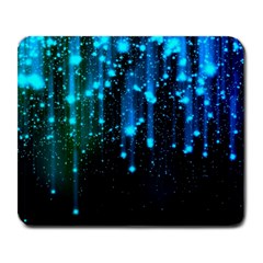 Abstract Stars Falling Large Mousepads by Brittlevirginclothing