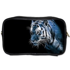 Ghost Tiger  Toiletries Bags by Brittlevirginclothing