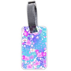 Colorful Pastel Flowers Luggage Tags (two Sides) by Brittlevirginclothing