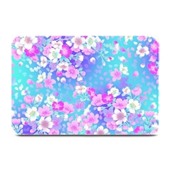 Colorful Pastel Flowers Plate Mats by Brittlevirginclothing