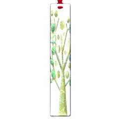 Magical Green Trees Large Book Marks by Valentinaart