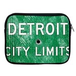 Detroit City Limits Apple iPad 2/3/4 Zipper Cases Front