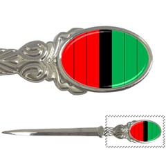 Kwanzaa Colors African American Red Black Green  Letter Openers by yoursparklingshop