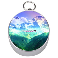 Freedom Silver Compasses