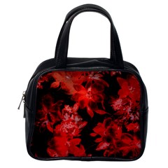 Red Flower  Classic Handbags (one Side) by Brittlevirginclothing