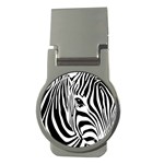 Animal Cute Pattern Art Zebra Money Clips (Round) 
