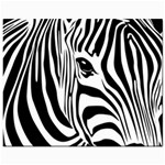 Animal Cute Pattern Art Zebra Mini Button Earrings