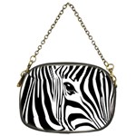 Animal Cute Pattern Art Zebra Chain Purses (Two Sides) 