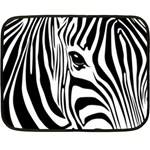 Animal Cute Pattern Art Zebra Fleece Blanket (Mini)