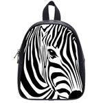 Animal Cute Pattern Art Zebra School Bags (Small) 