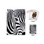 Animal Cute Pattern Art Zebra Playing Cards (Mini) 