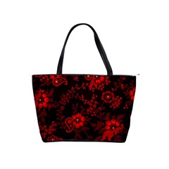Small Red Roses Shoulder Handbags by Brittlevirginclothing